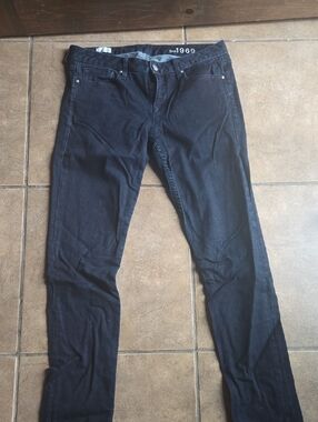 GAP Skinny Jeans in Dark Blue Denim